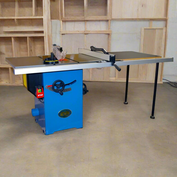 Oliver Machinery 10" Professional Woodworking Table Saw 1.75HP 1Ph with 52" Rail - 10040