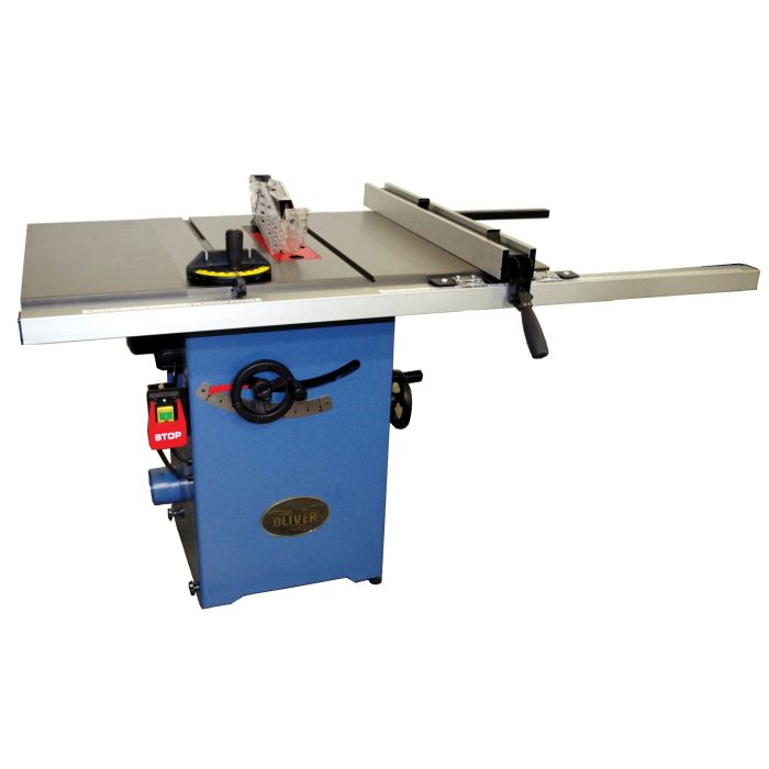 Oliver Machinery 10" Professional Woodworking Table Saw 1.75HP 1Ph with 52" Rail - 10040