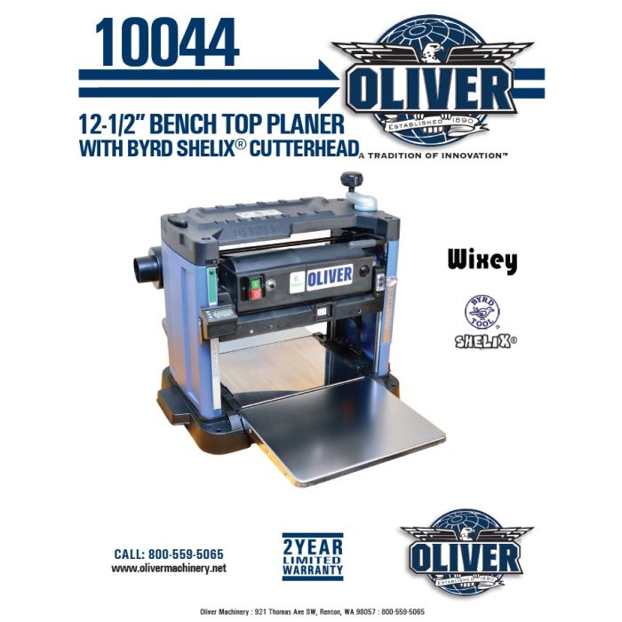 Oliver Machinery 12-1/2" Thickness Woodworking Table Saw Planer