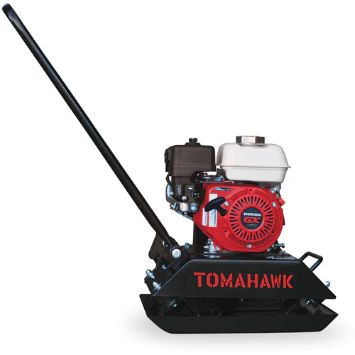 Tomahawk Power 5.5 HP Honda Vibratory Plate Compactor Tamper for Ground, Gravel, Dirt, Asphalt, Compaction