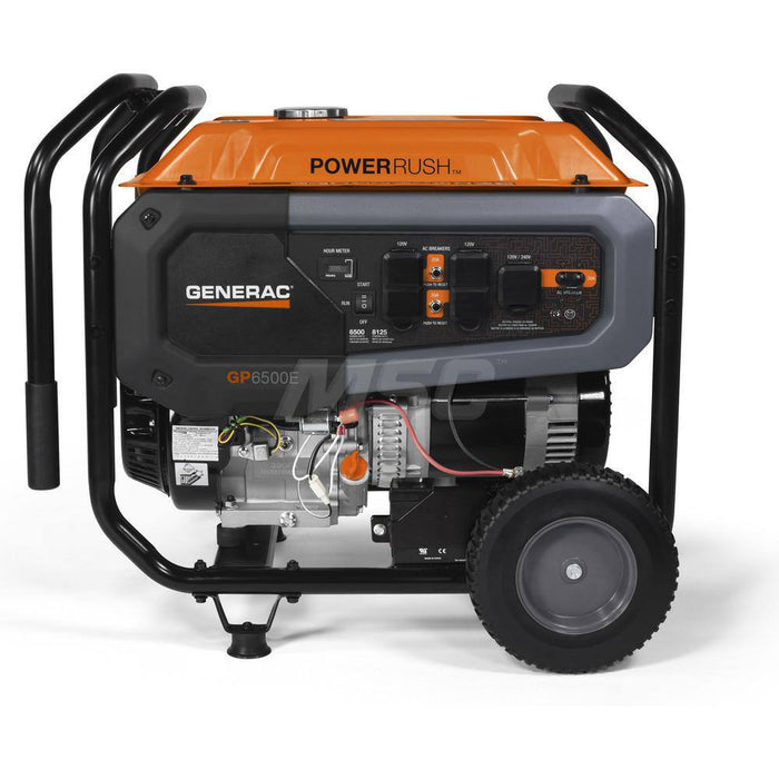 Generac Power Gasoline Portable Generator - Electric & Recoil Start, Versatile Backup Power Solution