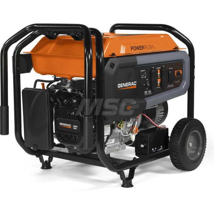 Generac Power Gasoline Portable Generator - Electric & Recoil Start, Versatile Backup Power Solution