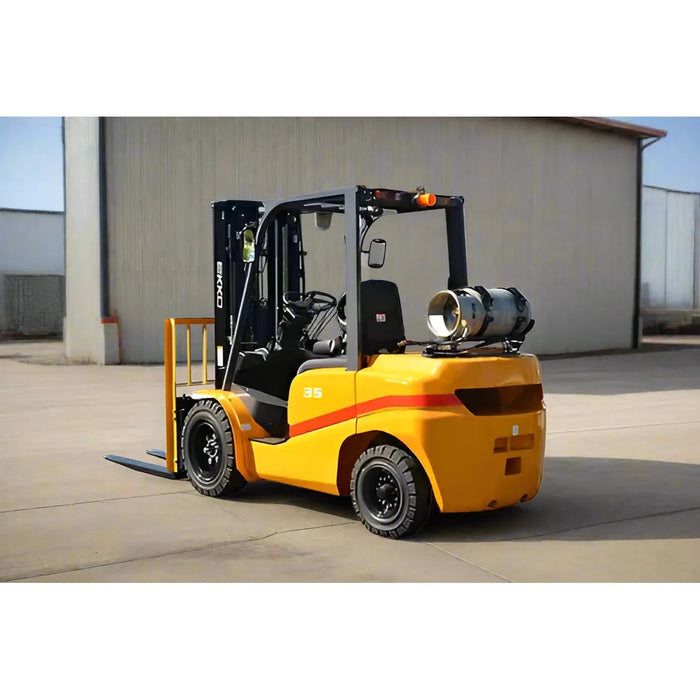 EKKO EK35TLP Forklift with solid pneumatic tires 7000 lbs., cap.