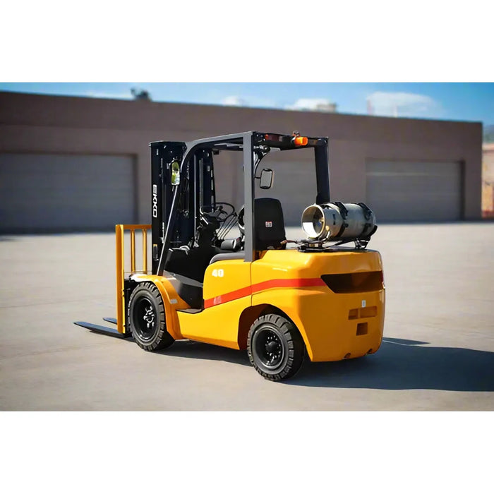 EKKO EK40TLP Forklift with solid pneumatic tires 8500 lbs., cap.