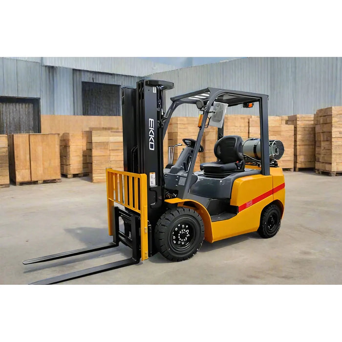 EKKO EK20TLP Forklift with solid pneumatic tires 4000 lbs., cap.