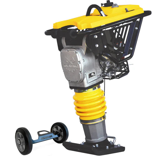 Tomahawk Power 3.6HP Honda Vibratory Rammer Jumping Jack Tamper with Honda GXR120 Engine Impact Force 3,550 lbs/ft