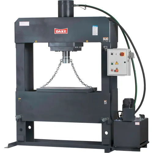 Dake 2 Force 150-ton Electrically Operated H-frame Shop Press 220-3 ph