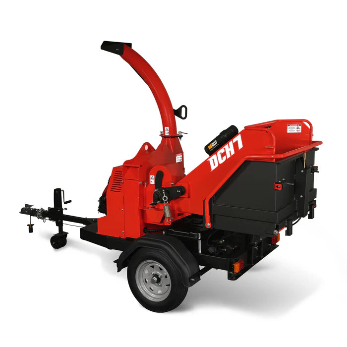 MechMaxx HONDA GX690 22hp 688cc Twin Cylinder Gasoline Engine Powered 7'' Hydraulic Feeding Wood Chipper Combo Kit