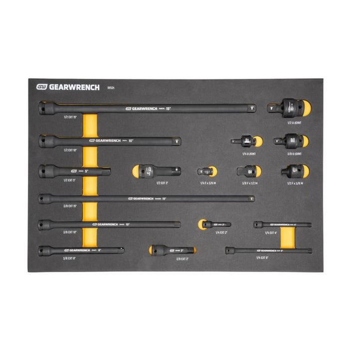 Gearwrench 247 Piece MEGAMOD Mechanics Tool Set in Modular Foam Trays with Storage Unit