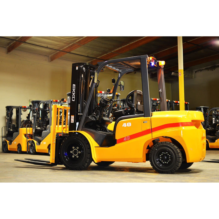 EKKO EK40D Diesel Forklift with Solid Pneumatic Tires – 8,500 lbs Capacity Heavy-Duty Performance