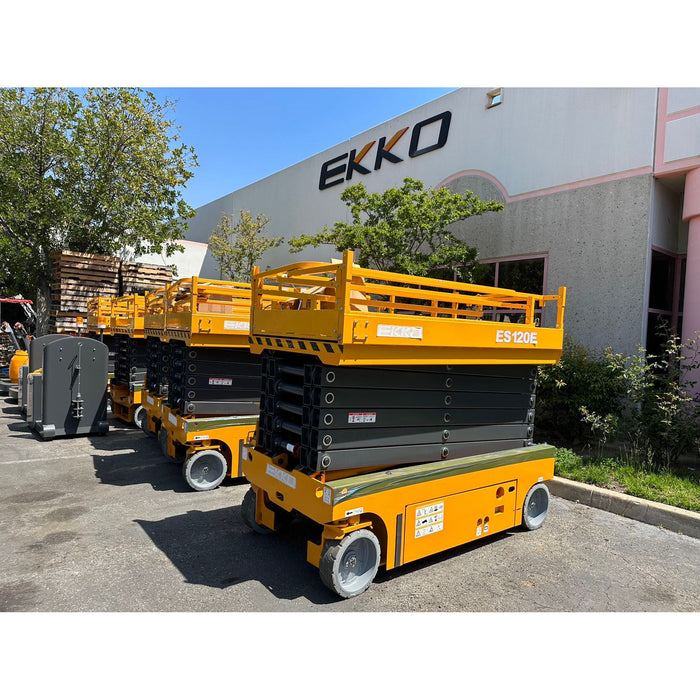 EKKO ES120E Aerial Work Platform - 39' Lift Height (468''), Efficient Elevated Access Solution