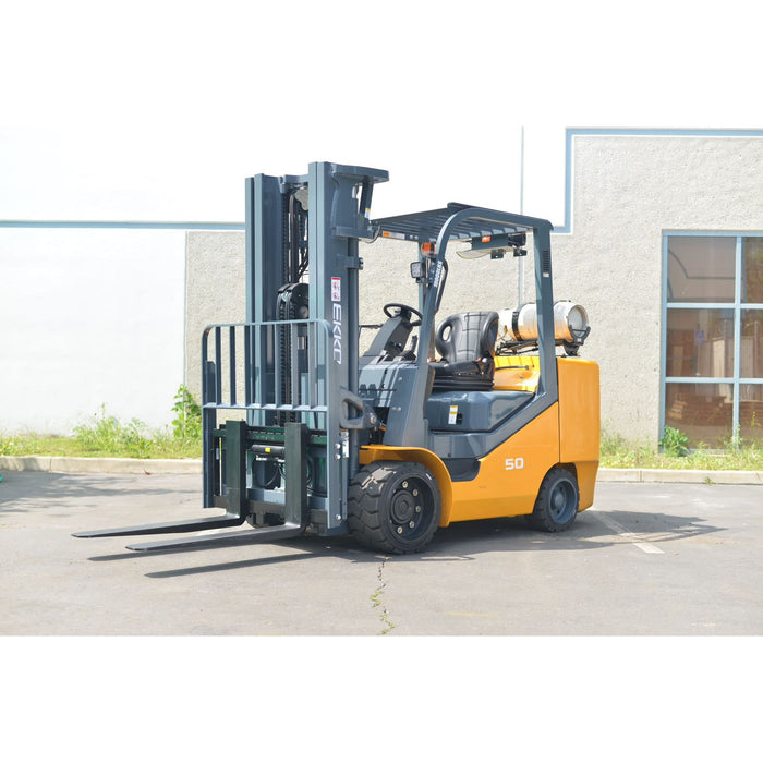 EKKO EK50LP Extra-Strong Forklift (LPG) - 10,000 lbs Capacity, 185-inch Lift Height, Ideal for Large-Scale Material Handling & Warehouse Operations