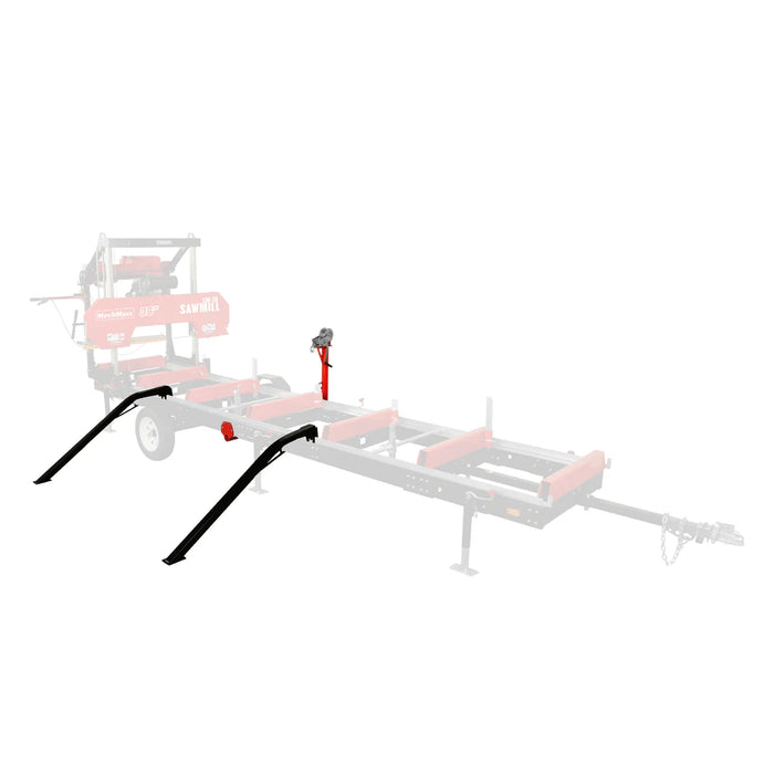 Mechmaxx 36" Portable Sawmill Combo Kit, 25HP 750cc ZONSEN V-Twin Engine, 32" Board Width, 20' Track Length, (10 x Blades Included), SM36