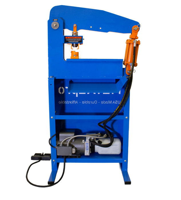 Metal Pro 40 Ton Ironworker with Footswitch and Open Work Station - Versatile Metal Fabrication Powerhouse