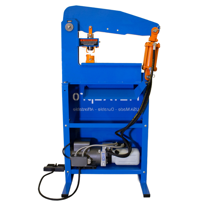 Metal Pro 40 Ton Ironworker with Footswitch and Open Work Station - Versatile Metal Fabrication Powerhouse