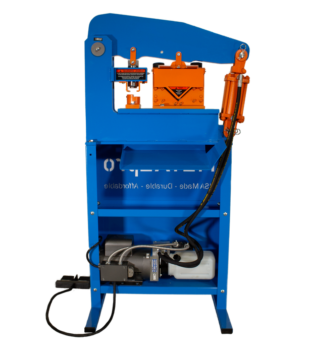 Metal Pro 40 Ton Ironworker - 110/120V 1PH, Versatile Metal Fabrication Powerhouse