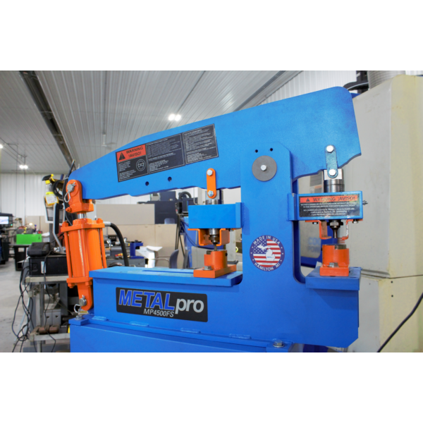 Metal Pro 45 Ton Ironworker - 110/120V 1PH, Robust Metal Fabrication Powerhouse