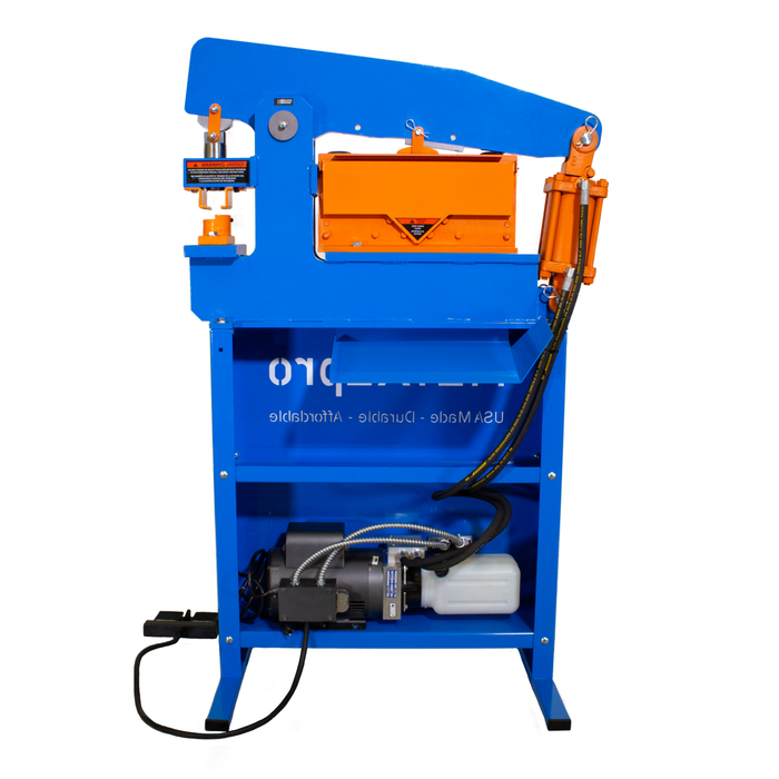 Metal Pro 50 Ton Ironworker - 110/120V 1PH, Heavy-Duty Metal Fabrication Powerhouse