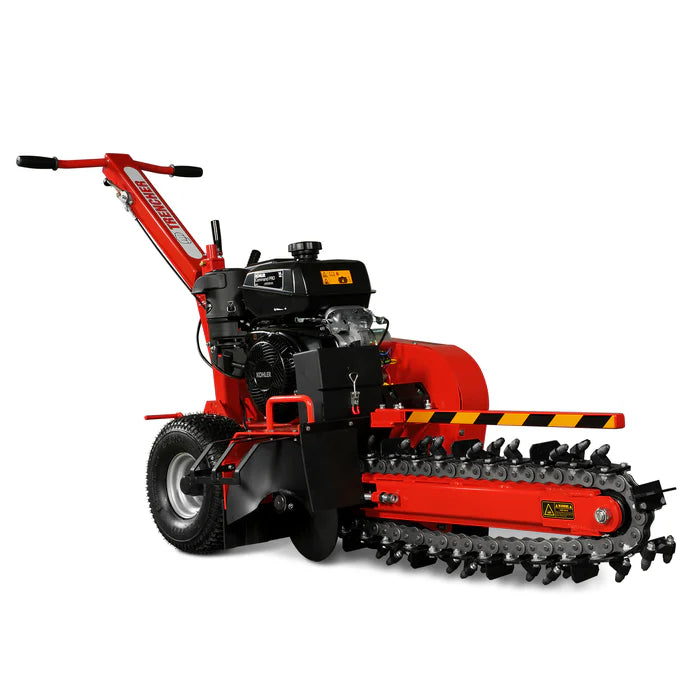 MechMaxx 14HP 429cc KOHLER E-start 24'' Ditching Mini Trencher Combo Kit