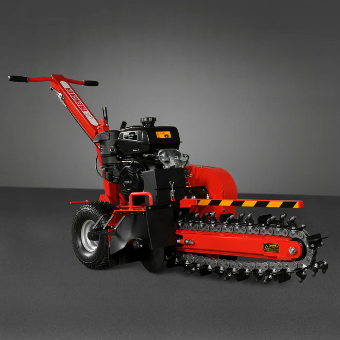 MechMaxx 14HP 429cc KOHLER E-start 24'' Ditching Mini Trencher Combo Kit