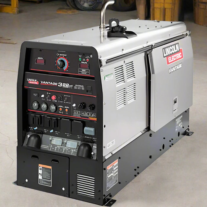 Lincoln Electric Vantage 322 Kubota Ready-Pak 3 Multi-Process Welder, 400A, 60Hz, Silver