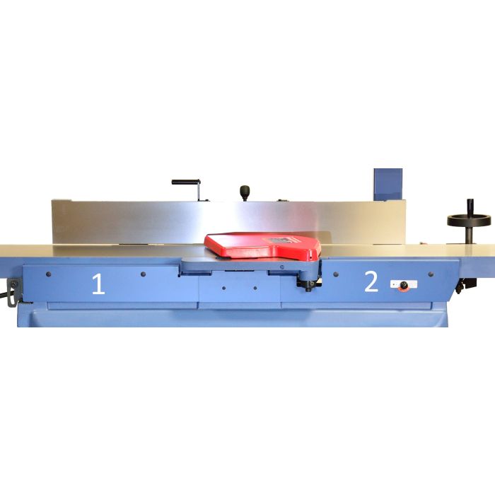 Oliver Machinery 12" Parallelogram Woodworking Jointer w/4 Sided Helical Cutterhead - 3HP, 1PH