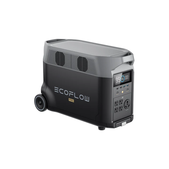 EcoFlow DELTA Pro Portable Power Station with Extra Smart Battery and 400W Solar Panel