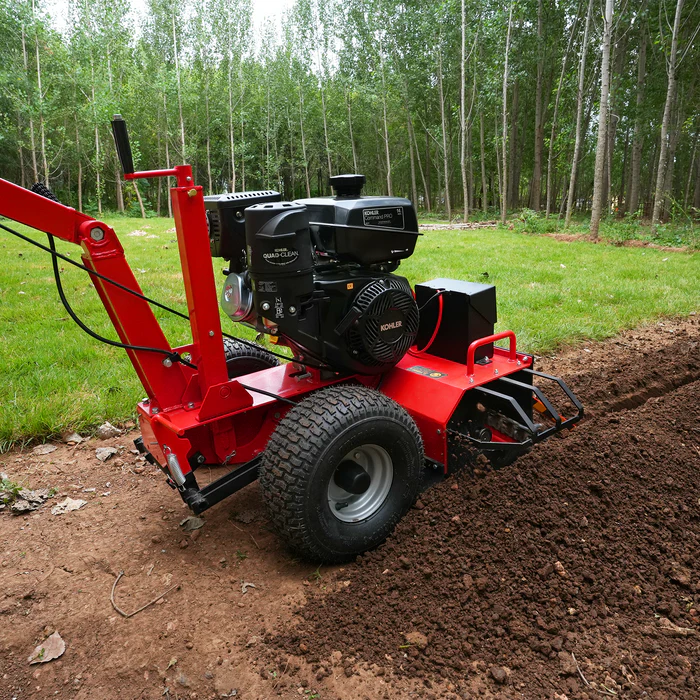 MechMaxx 14HP 429cc KOHLER E-start 24'' Ditching Mini Trencher Combo Kit