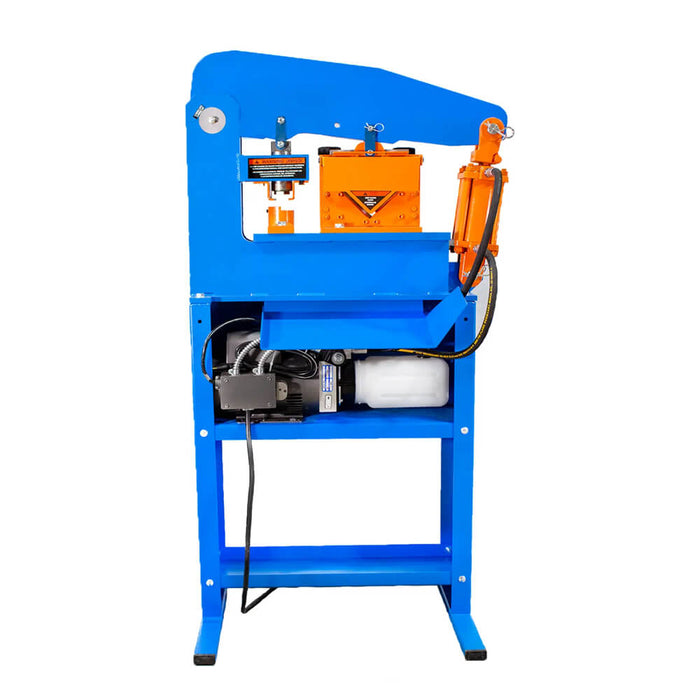 Metal Pro 40 Ton Ironworker - 110/120V 1PH, Versatile Metal Fabrication Powerhouse