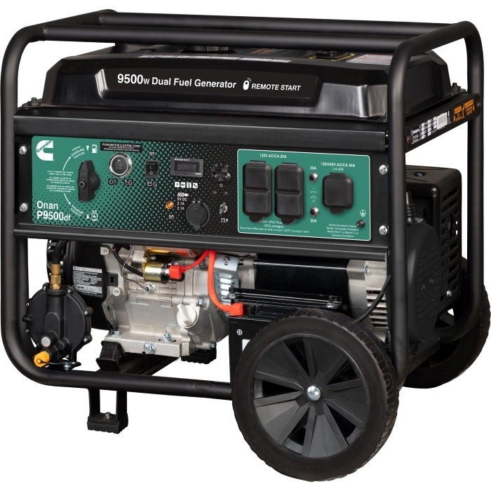 Cummins Onan P9500df Dual Fuel (Gas/LPG) Portable Generator