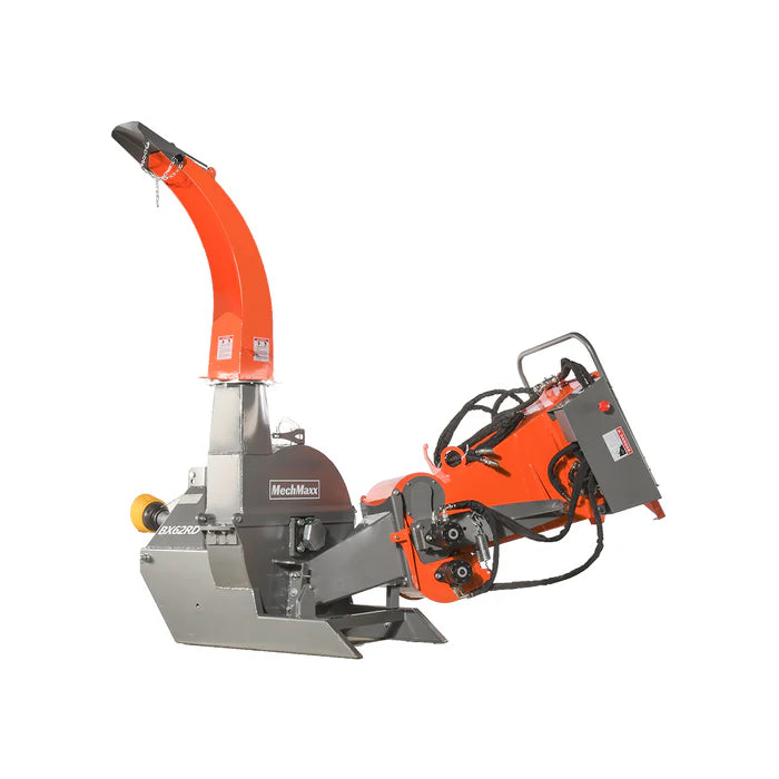 MechMaxx PTO 6in, 55-80 HP Hydraulic Wood Chipper