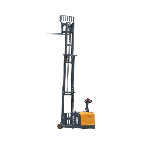 EKKO EK13S-177 Precision Counterbalanced Walkie Stacker with Side-Shifting - 177-inch Lift Height, Ideal for Versatile Indoor Material Handling