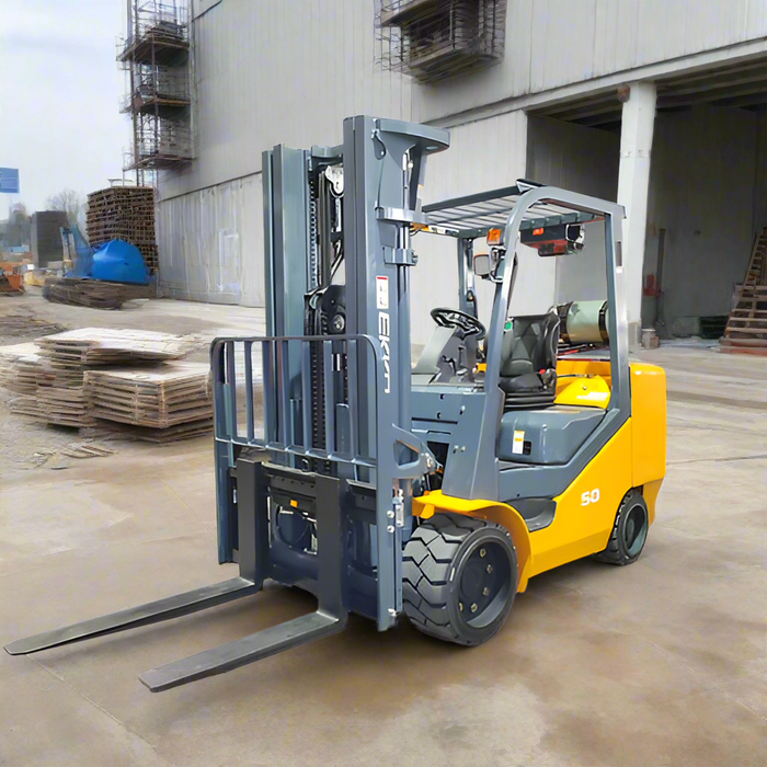 EKKO EK50LP Extra-Strong Forklift (LPG) - 10,000 lbs Capacity, 185-inch Lift Height, Ideal for Large-Scale Material Handling & Warehouse Operations