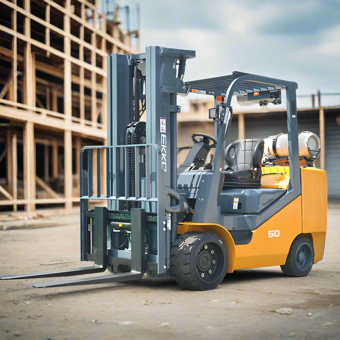 EKKO EK50LP Extra-Strong Forklift (LPG) - 10,000 lbs Capacity, 185-inch Lift Height, Ideal for Large-Scale Material Handling & Warehouse Operations