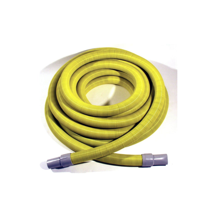 TMHD Vacuum Hose, 1-1/2" x 50', Yellow / Black with cuffs, 1 per carton