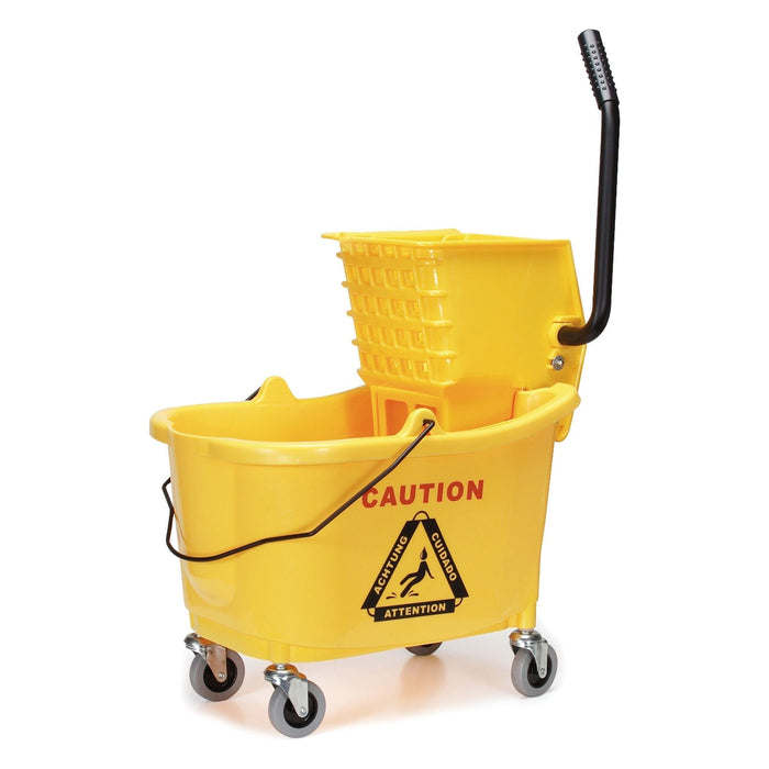 Mop bucket and wringer, 9 gallon capacity